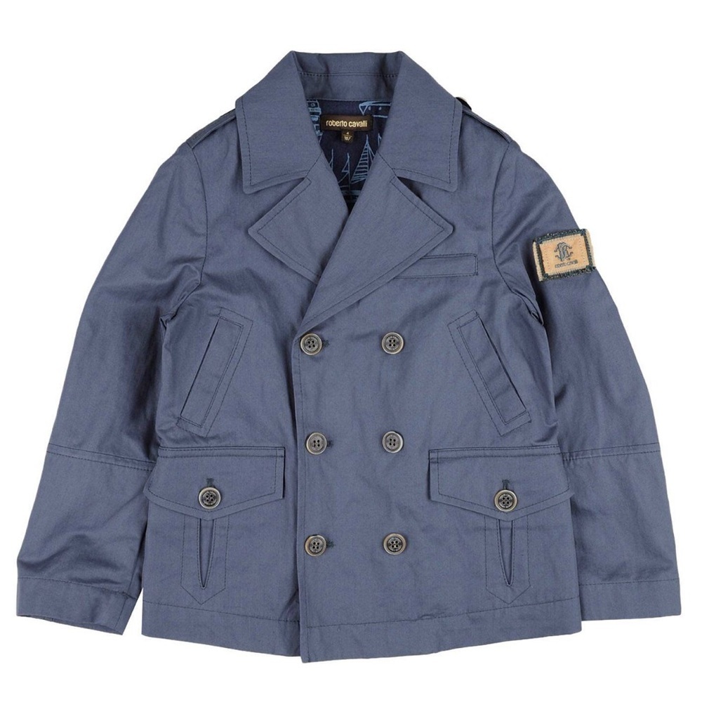 Roberto Cavalli Devils Overcoat/Trench Coat/ Jacket‎ Size 6